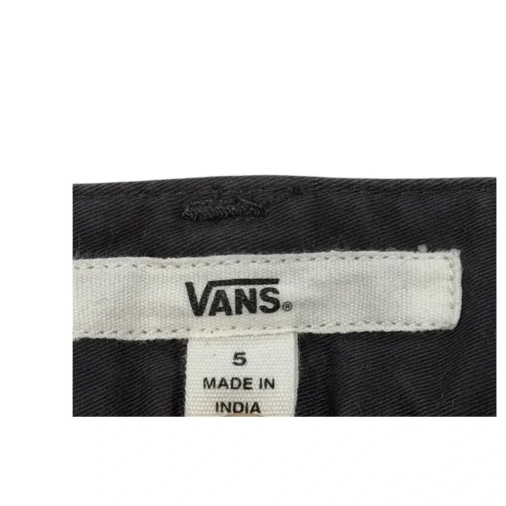 Vans Boys Dark Gray Chino Shorts Size 5 Casual Skate